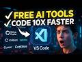 🚀 Top 5 FREE AI Extensions for VS Code (2026) 🤯 Every Developer Must Install!