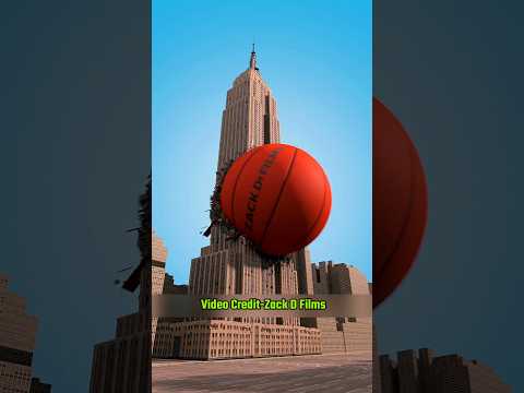 State Building के बराबर क्या ball कूद पाएगा 🤨#shorts