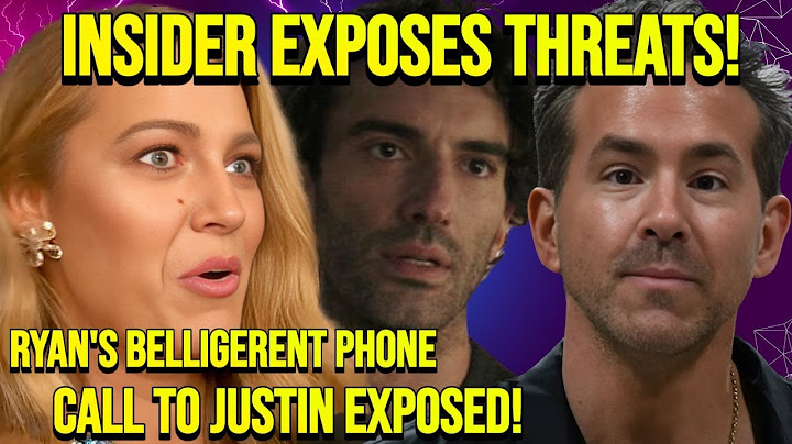INSIDER: Blake & Ryan's UNHINGED Threats to Baldoni TURNED DANGEROUS - NOW It's ONLY GOTTEN WORSE