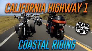 Motorcycle Touring on Harleys from Monterey, California to Big Sur on Highway 1