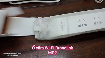 [Broadlink] Ổ cắm WI-FI 3G hiệu Broadlink MP2, điều khiển từ xa, kèm sạc nhanh USB