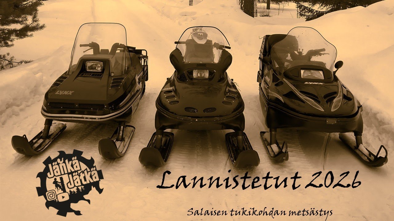 Lannistetut 2026 ja salaisen tukikohdan metsästys =  umpisenkelkkailua vanhaan malliin!