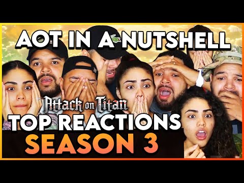 Attack on Titan Season 3 BEST MOMENTS REACTIONS - A lot of emotions