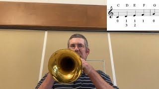 How to play your first 5 notes on trumpet