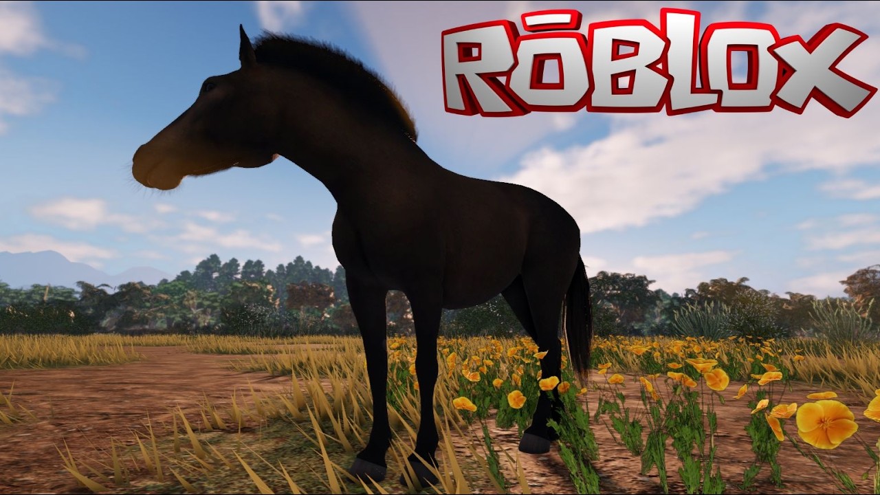 SKIN PRETA do CAVALO OCIDENTAL no ECOS LA BREA da ROBLOX #roblox #ecoslabrea