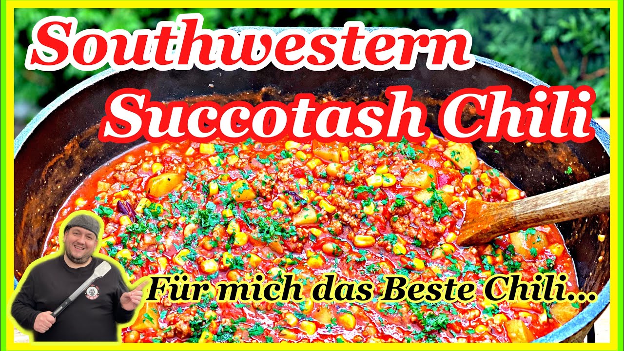 Southwestern Succotash Chili aus dem Dutch Oven | Partyrezept