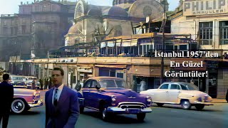1957 Yılı, İstanbul'un Cadde ve Sokaklarından Görüntüler | #eskiistanbul