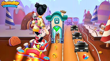 Game - Subway Princess Runner Game - CANDYLAND Location with Clown CHARACTER | Android Gameplay HD