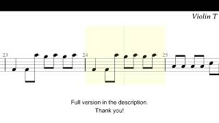 COFFIN DANCE Violin Sheet