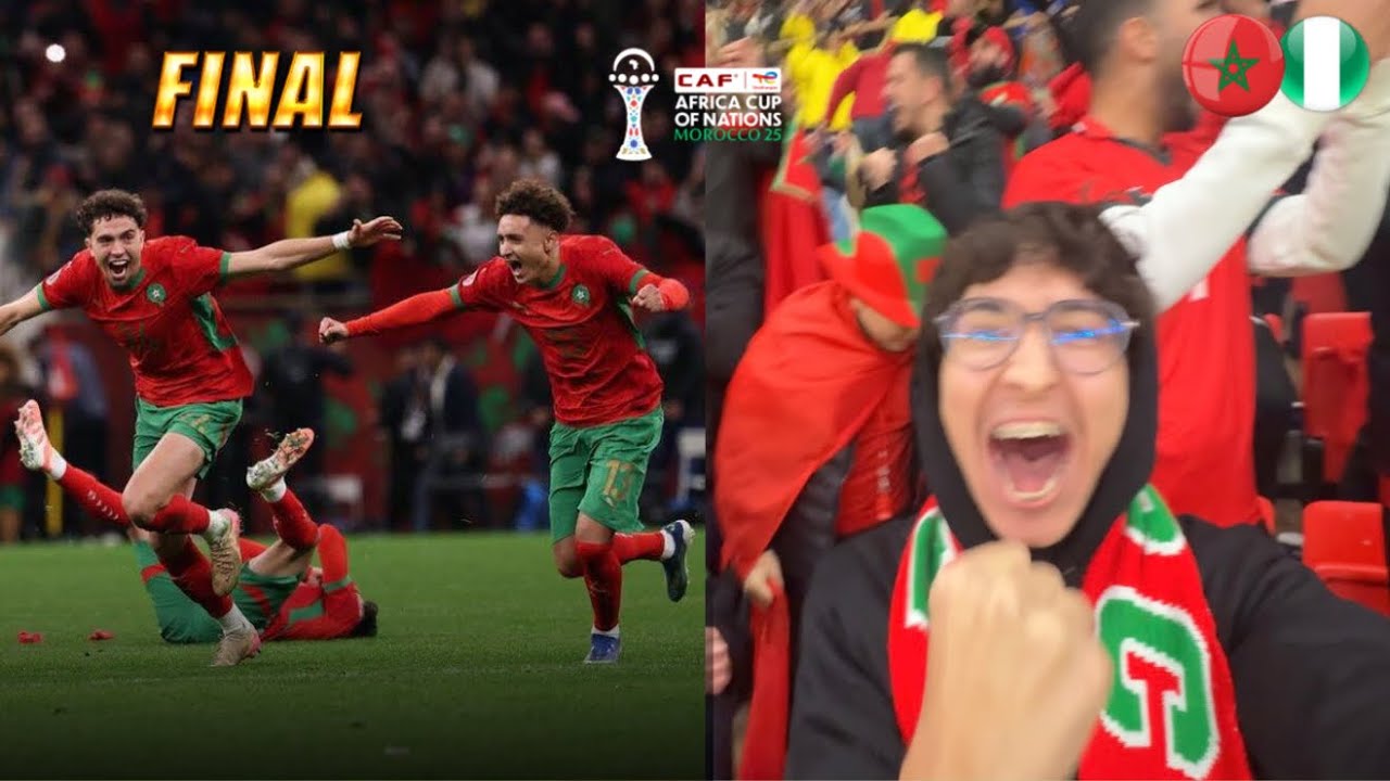 تأهلنا لنهائي كأس أمم إفريقيا لأول مرة من بعد 22 عام 🤯🇲🇦🇳🇬