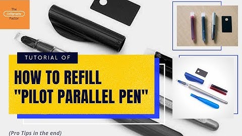 How to Refill Pilot Parallel Pen ✅ | Easy Steps | Pro Tips in the End 🤞