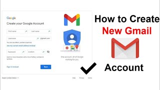 How to create Gmail Account in computer windows 7 |  Waqas Sabir