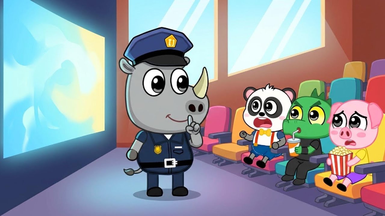 Pandy and Friends Got TOO Loud at the Cinema! 🍿😱 The Funniest Movie Disaster Ever 😂 | Funny Cartoon