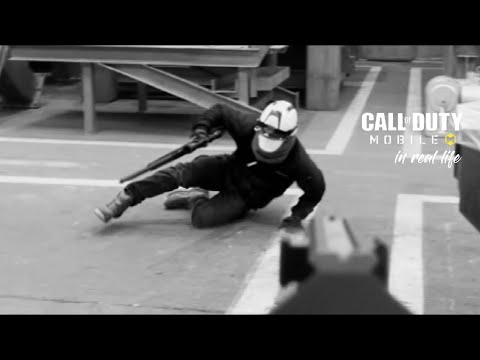 Call of Duty: Mobile 実写化4.75 The Sliding Jump Dropshot in real life【HAFUZA Live-action】スライディングジャンプ伏せ