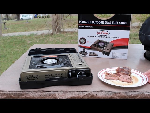 Portable Butane Stove,Dual Fuel Camping Stove For Propane & Butane