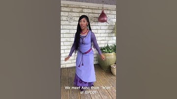 We Meet Asha from Disney “Wish” at EPCOT - Walt Disney World