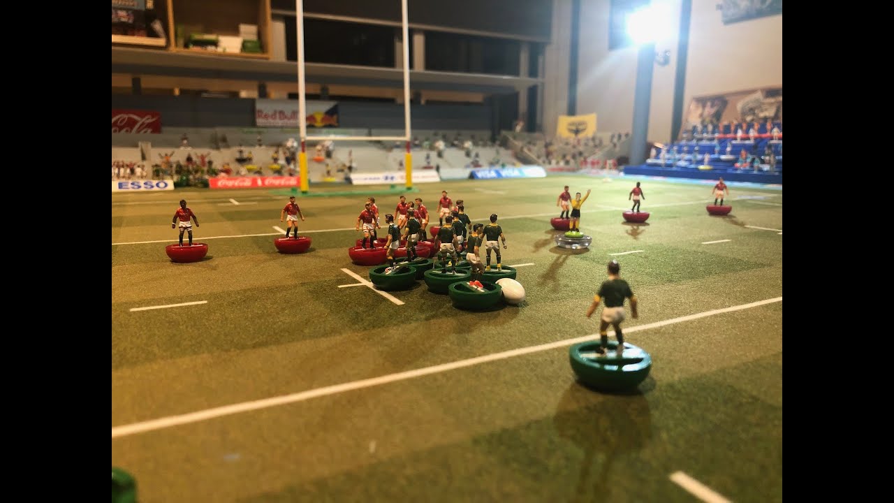 Subbuteo table rugby - le prime regole - YouTube