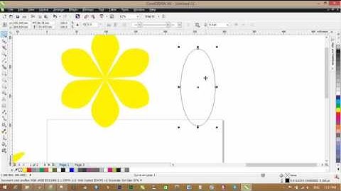 13 Cách vẽ hoa đơn giản trong coreldraw x6