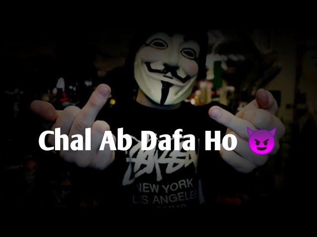 Chal Ab Dafa Ho 😈 Boys Attitude Shayari Status | 😠 Bad Boy Shayari Status | MZ Edit class=