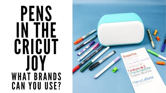 Using the Cricut Joy pens 