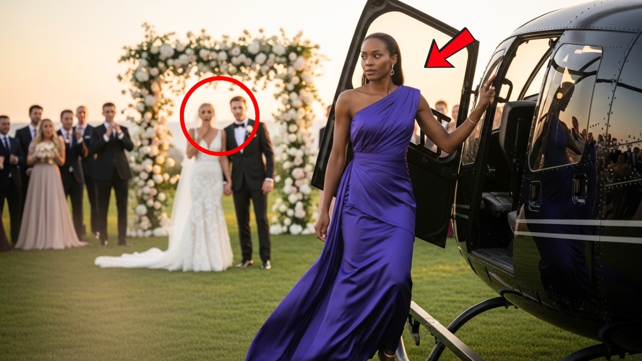 Invitée au mariage de son ex-mari pour l’humilier, elle est arrivée en hélicoptère