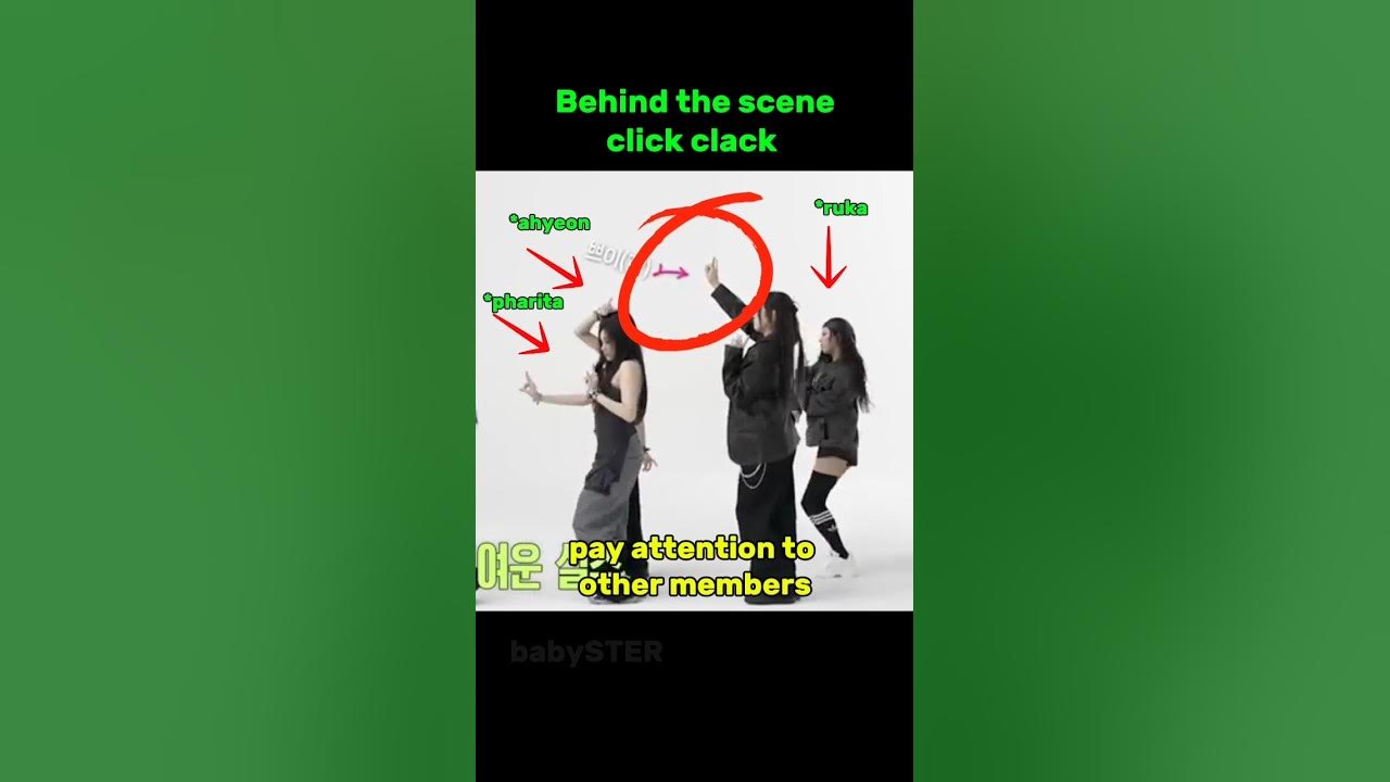 behind the scene click clack #babymonster #rora #behindthescene #funny behind the scene click clack #babymonster #rora #behindthescene #funny