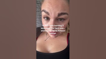 Learning 3 languages the hard way…Me wishing I’d discovered Airlearn years ago #airlearn