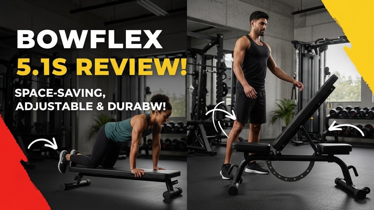 Bowflex 5.1S Stowable Bench Review 2025 – Is This the BEST Home