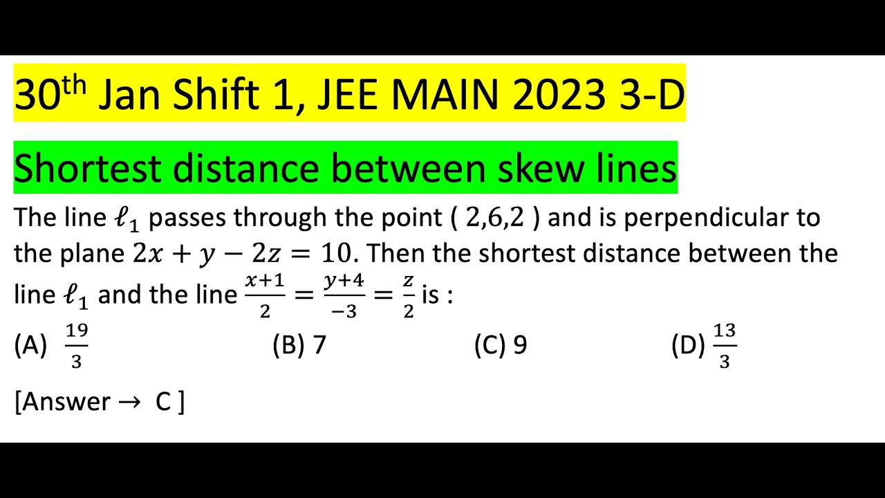 Borders　9点（①が2点正確には10点） The line l_1 passes through the point ( 2,6,2 ) and is