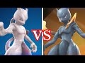 美白ミュウツーVS黒コゲ日焼けミュウツー【ポッ拳】