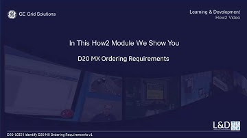 D20-1032 l Identify D20 MX Ordering Requirements v1