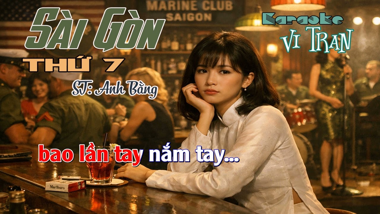 Karaoke Sài Gòn Thứ Bảy – Tone Nữ | Karaoke Vi Tran