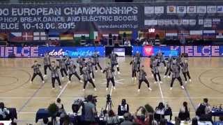 GRW CREW III miejsce na IDO HIP-HOP EUROPEAN CHAMPIONSHIPS KIELCE 2015