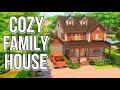The Sims 4 Уютный семейный дом || Строительство без СС