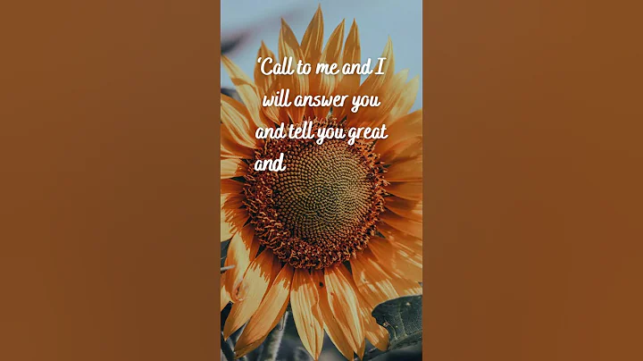 Jeremiah 33:3 NIV  #bibleverseoftheday