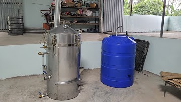 Hướng dẫn chi tiết sử dụng bộ nồi hơi nấu rượu bằng bếp củi liền thân