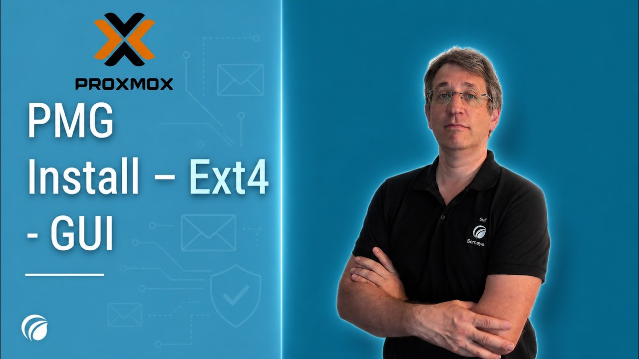 How to Install Proxmox Mail Gateway: Ext4 GUI - YouTube