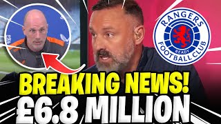 BOMBSHELL!  JUST IN! OFFER MADE? AWESOME REINFRCEMENT!  RANGERS FC NEWS TODAY