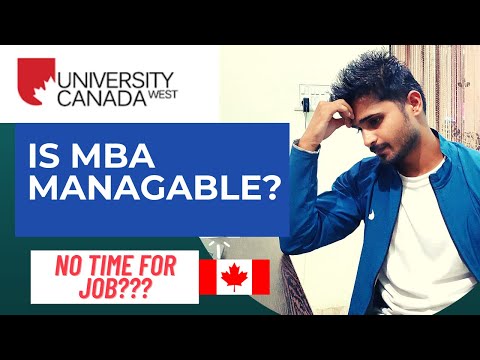 Can you manage work while studying MBA at UCW?