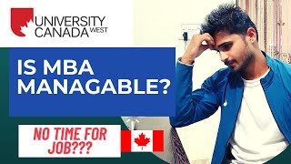 Can you manage work while studying MBA at UCW?