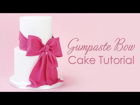 Gumpaste  Fondant Bow - Cake Decorating Tutorial