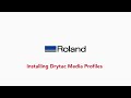 Installing Drytac Profiles - Roland