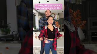 Thanksgiving Pregnancy Announcement