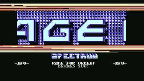 Rage for Order (RFO) Intro ! Commodore 64 (C64)
