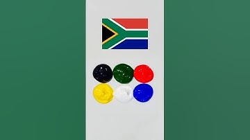 What do mixed flag colors make? #colormixing #satisfying #mixing #asmr