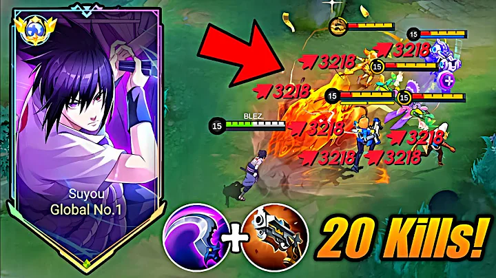 20 KILLS!!🔥 TOP SUPREME SUYOU ONESHOT BUILD ISACTUALLY BROKEN FOR SOLO RANKED!! (Must Watch!) - MLBB