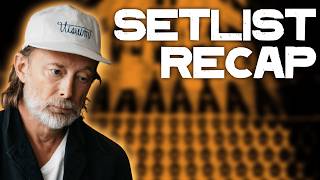 every song RADIOHEAD are playing in 2025