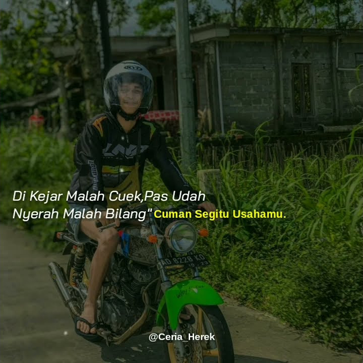 Story' wa cb cocok untuk kamu yang suka motor clasik