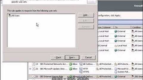 Using ISA 2004 to block web sites