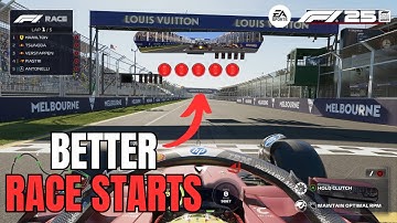 How to Start Races in F1 25 (Tips for Better Start in a Race)